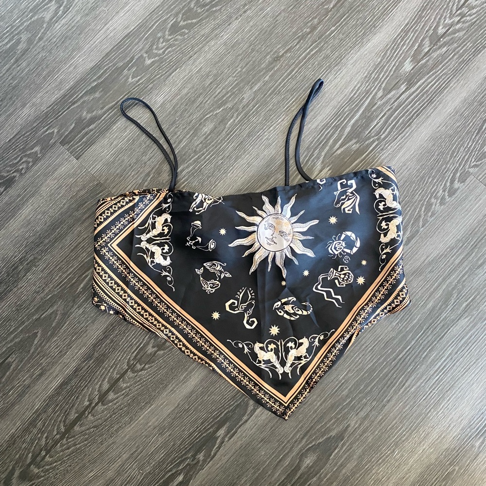 Bandana top with straps